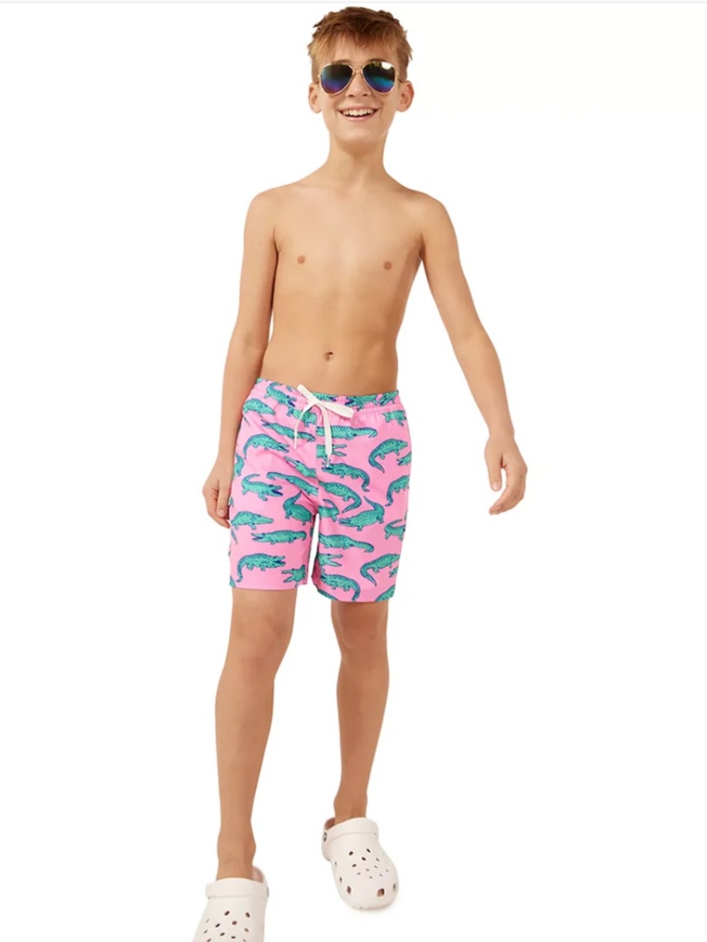 Chubbies Boys The Gables
Lined Swim Trunks Big Boys Size Medium 10/12